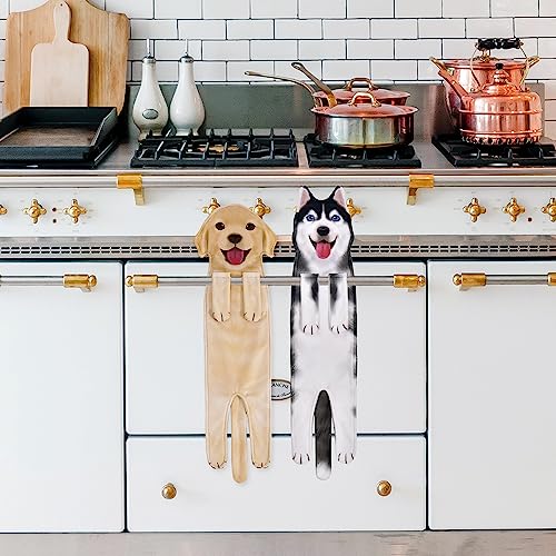 AGRIMONY Funny Dog Towels, Kawaii Decoration for Kitchen Bathroom - Image 4