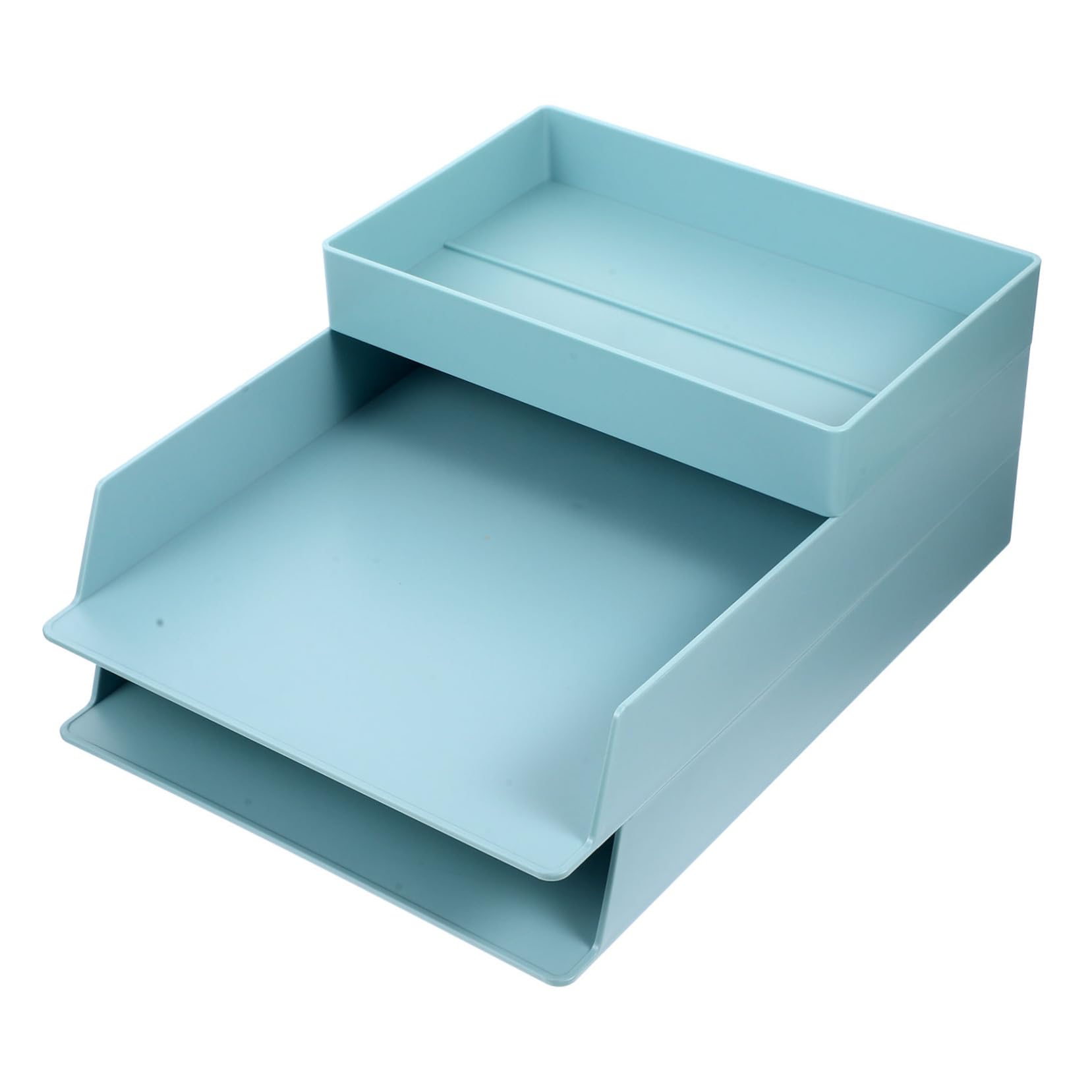 MAGICLULU 1 Set Stackable Document Storage Box Plastic Storage Shelves File Organizing Shelf Stationery Container Student Document Shelves Office Supply Stationery Box Abs Desk A5