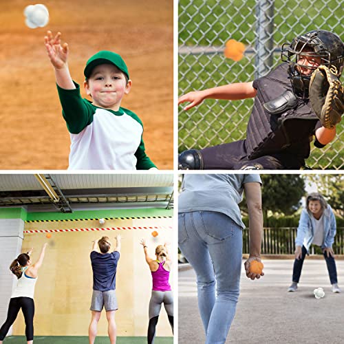 Gse Reaction Ball, Field Training Ball, Agility Trainer For Baseball, Rubber Reaction Bounce Balls For Hand-Eye Coordination & Speed Reflex Training (Orange) #TOP5