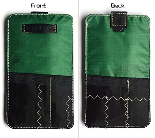 Étui téléphone Artefizio en bougie de kite upcyclée confectionné à la main