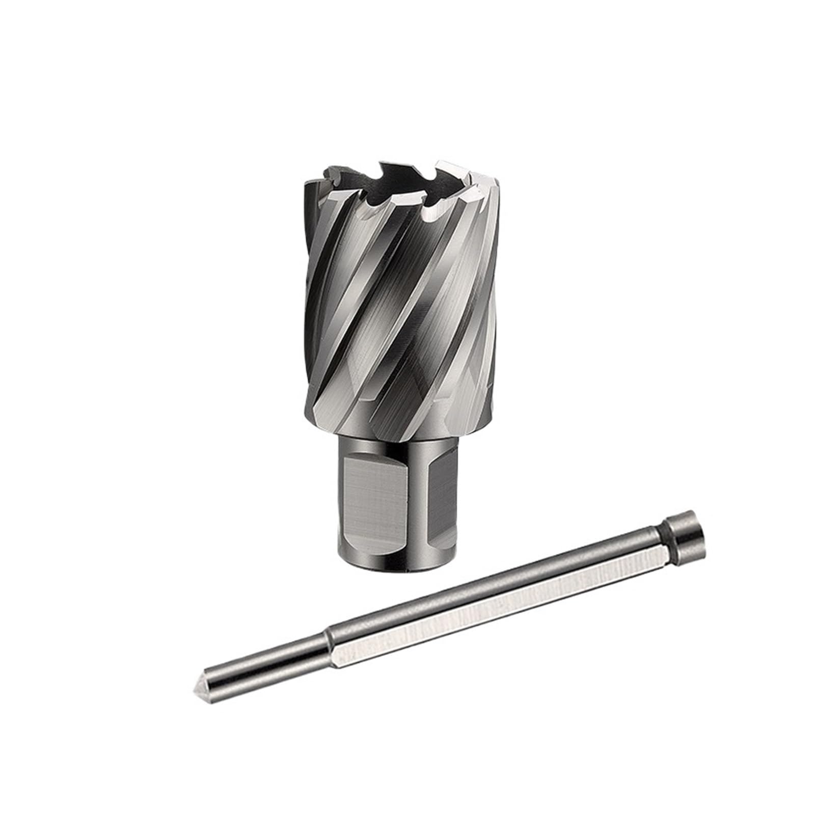 Pierścieniowy nóż do wiertła magnetycznego, Frezy Pierścieniowe HSS, 4 Szt., Średnica 12-25 Mm, Głębokość Cięcia 25(Dia 19 21 23 25mm)
