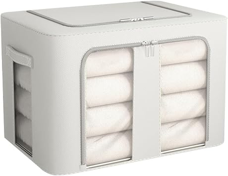 HBJWOV Folding Baina Box Home Wardrobe Supplies Sorting Box Large Capacity Storage Bag