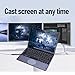 11 Zoll Convertible Laptop, 2-in-1-Laptop-Computer mit FHD 360-Grad-Flip-Touchscreen, 16 GB DDR4 RAM 128 GB SSD, 3,40 GHz Prozessor, Tragbares Design (Grey)