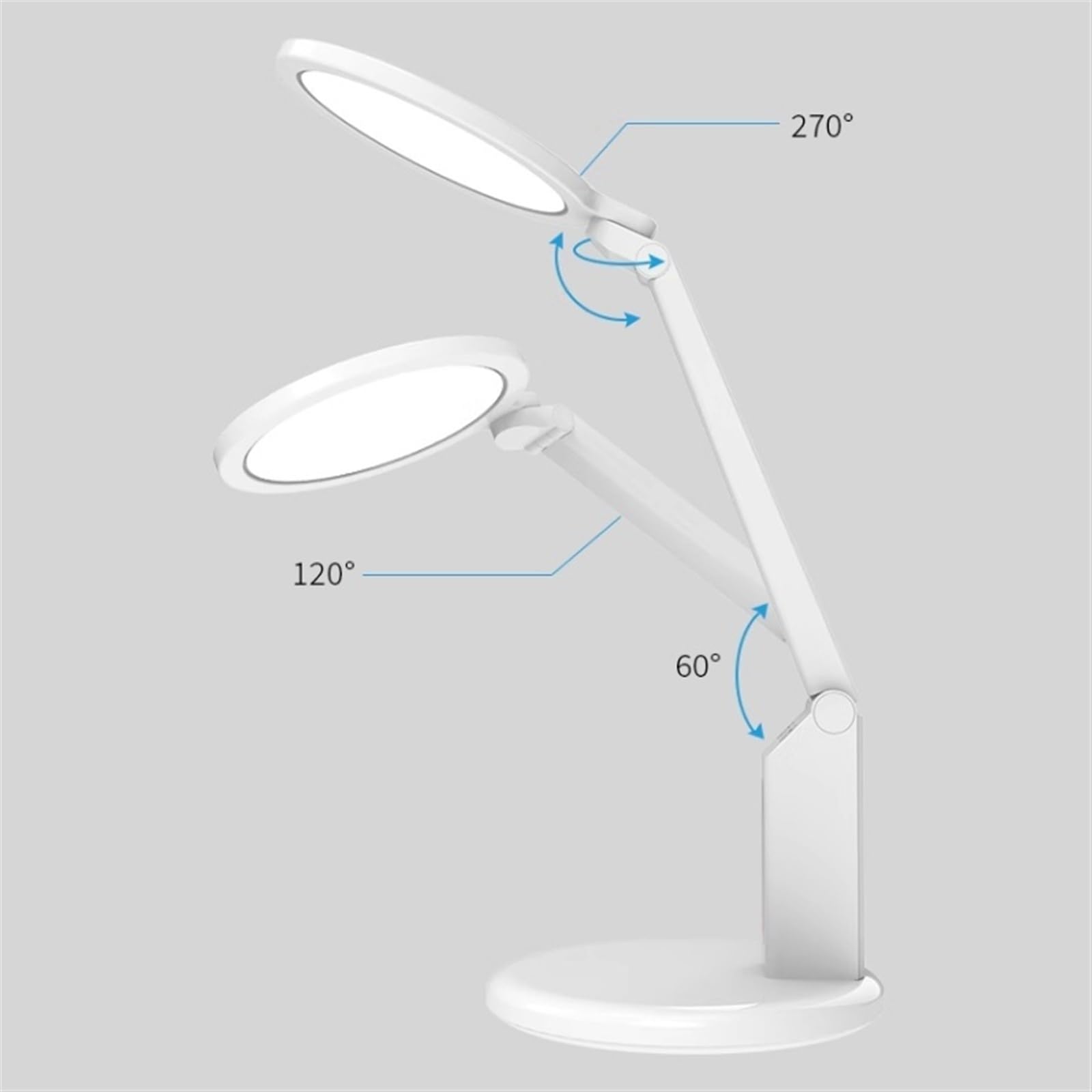 desk lamp Lampa biurkowa Lampa biurkowa LED, ściemniana lampa stołowa, 3 tryby kolorów i płynnie przyciemniana lampka do czytania ze sterowaniem dotykowym, funkcja pamięci, timer 45 minut, biała lampa
