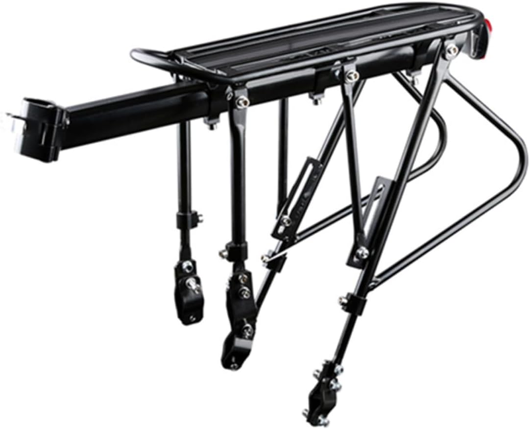 VICASKY Aluminium Alloy Quick Release Rear Bike Rack Hitch Mount Carrier for Ebike Bike Carrier Rack Mount Solid Cargo Pannier Luggage Shelf Accessories