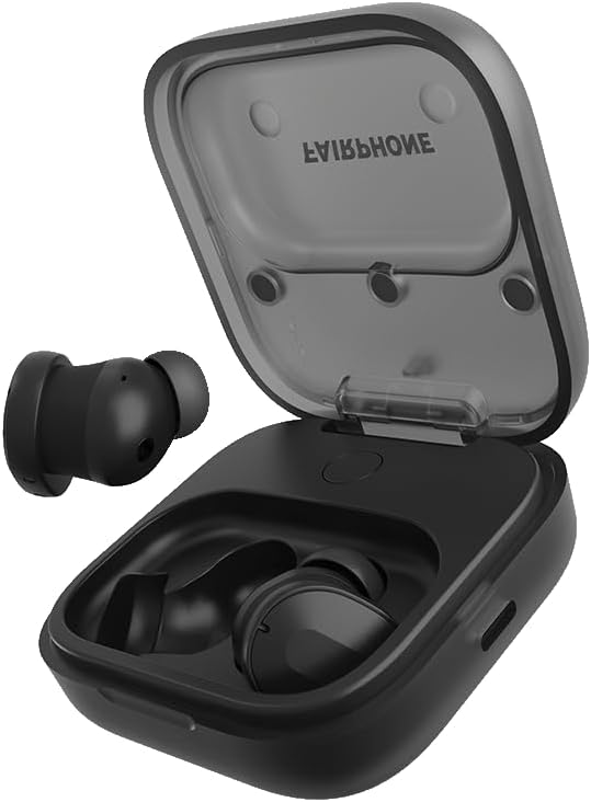 Fairbuds True Wireless Earbuds in their charging case