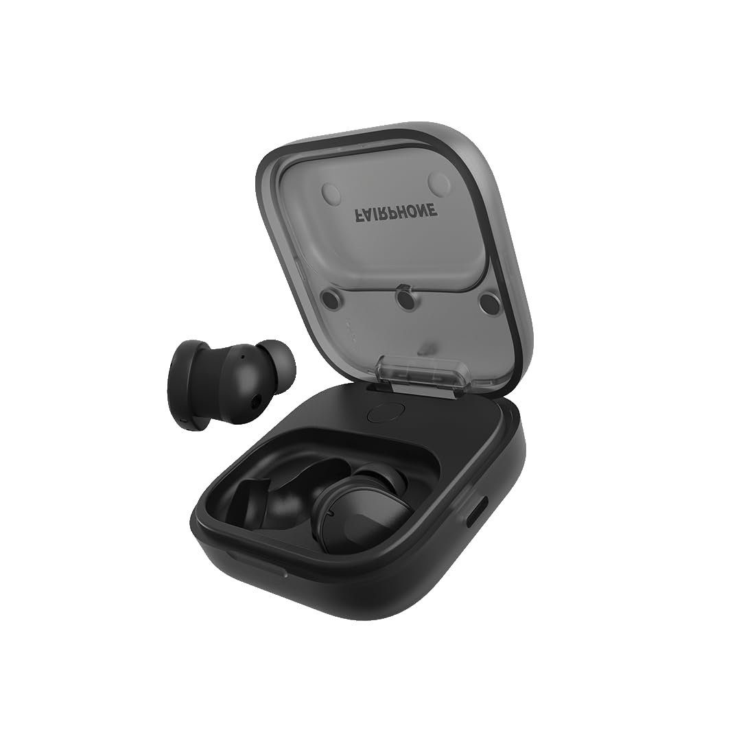Fairphone Fairbuds True Wireless Earbuds - Auriculares inalámbricos (cancelación Activa de Ruido, batería reemplazable, Bluetooth 5.3), Color Negro