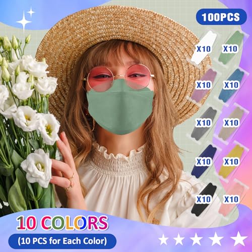Xdx LD-201 Kn95 Face Masks 100 Pack, 5 Layers Breathable Comfortable Kn95 Masks For Adults Women Men thumb #2