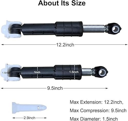 Miniatura 4 de WH01X10343 WH01X10343 Amortiguador para arandela NP WH01X20826, PS1482318 AP4265856 WH01X10260, 1264427, AH1482318, EA1482318