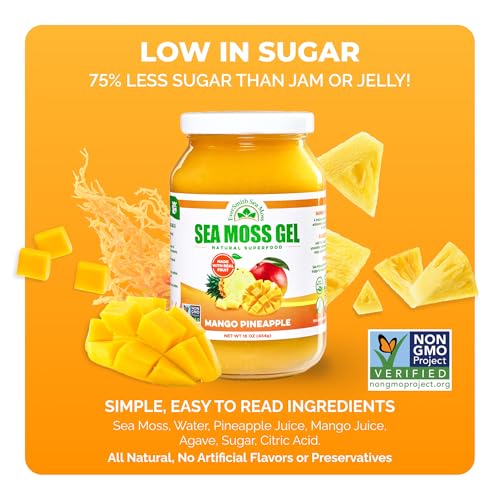 EverSmith Organics Wildcrafted Irish Sea Moss Gel (16 oz) — view 7