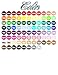 Personalized Custom Dog ID tag with name and phone number, your choice of charm and 1-3 colors (hot pink and aqua shown)