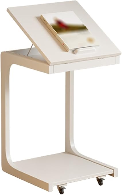 Amazon.com: TRUNXUCL Movable C Shaped Side Table, Laptop Holder Table ...