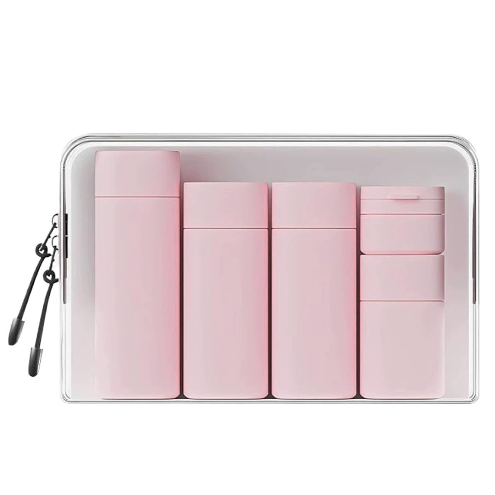 SKPVPOKOYL Cosmetic Travel-sized Bottles Shampoo And Shower Gel Empty Lotion Face Cream(Pink)
