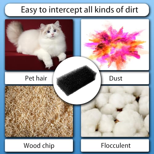 Aolleteau 6 Pack EX201 Foam Filter Compatible with Shark CarpetXpert Upright Carpet EX201, R-EX200, EX150, EX151, EX121BRN - Thumbnail 3