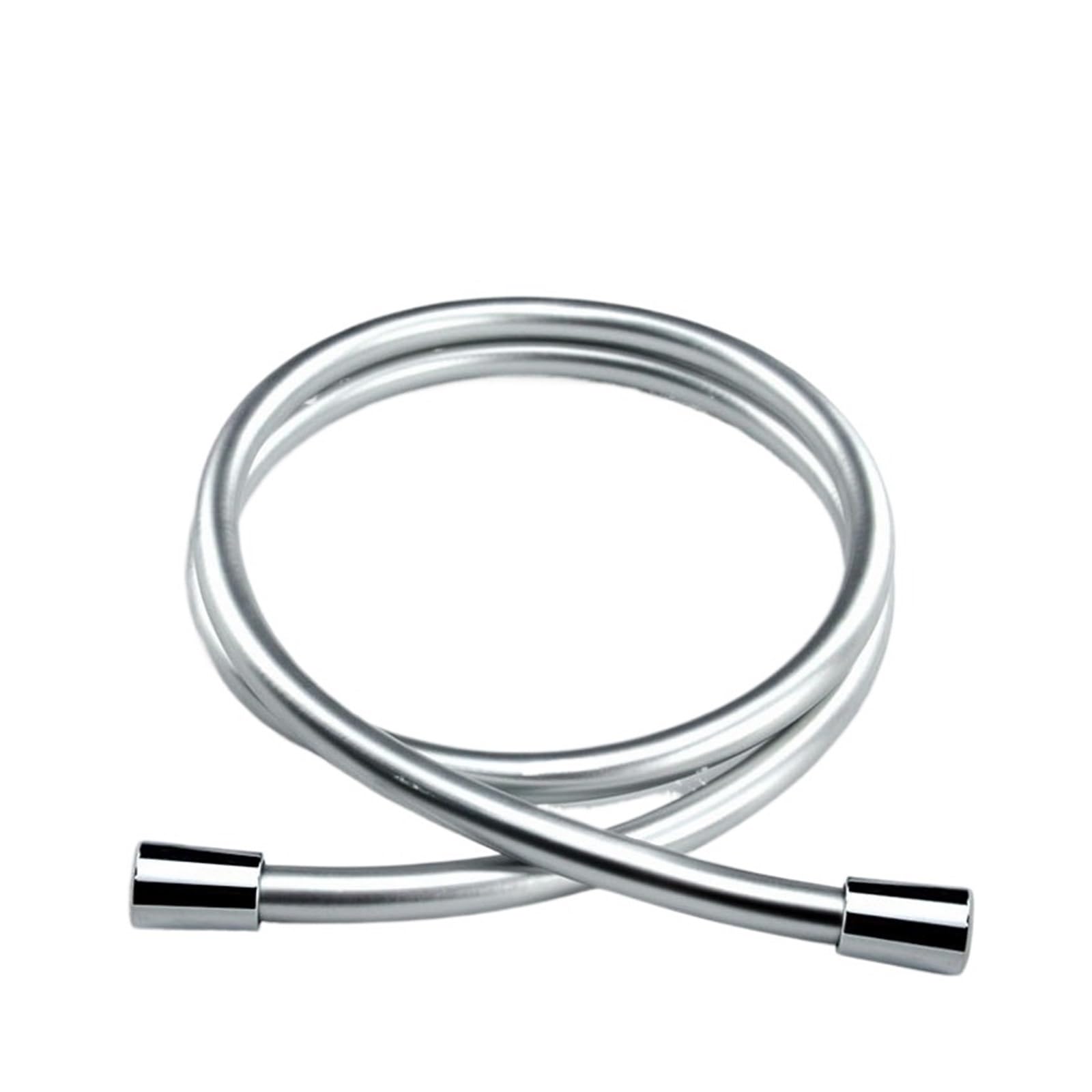 Mmzrukywv Pvc 360 Angle Black Pvc High Pressure ，Compatible For Silver， & Black Smooth Shower Hose For Bathroom Handheld Head Flexible Plumbing Anti Winding Gi/2 Universal(Pvc 360 Angle Black)