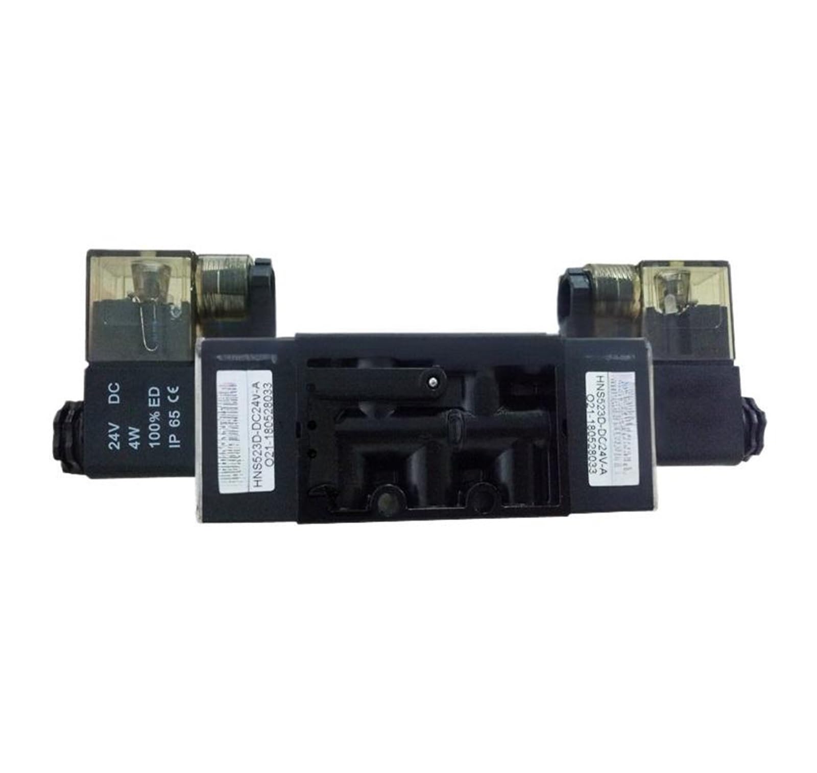 Électrovanne HNS523D DC24V magnétique à double tête pour circuit hydraulique
