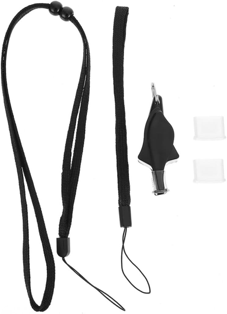 Stainless Steel Referee Whistle High Frequency Pealess Sports Whistle for Outdoor Basketball Football Training and Emergency Use