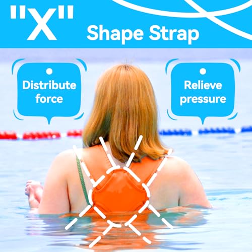 Image of Baby Carrier, Dual-Use Adjustable Baby Sling Support Infant Chest Holder with Drawstring Backpack for Newborn to Toddler 13-33 lbs Swimming Pool Beach Land (Orange)