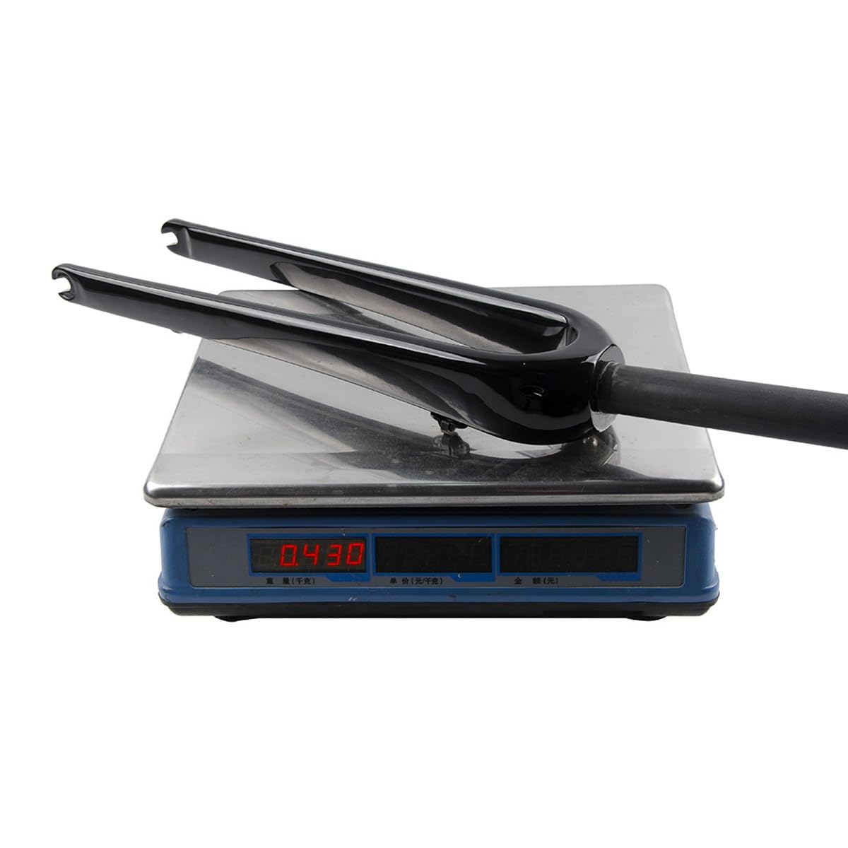 Forcella Rigida 700c Acciaio Freno A Rulli – 145mm, 1 1/8", Colore Grigio/Blu, Vecchio Stock