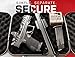 Hornady Dual-Lid Gun Lock Box - Two Compartment Portable Lock Box with Separate Lid and Lock - This Small Gun Safe Stores Handguns and Ammo Separately - Measures 11 x 10 x 2 Inches - Item 95229