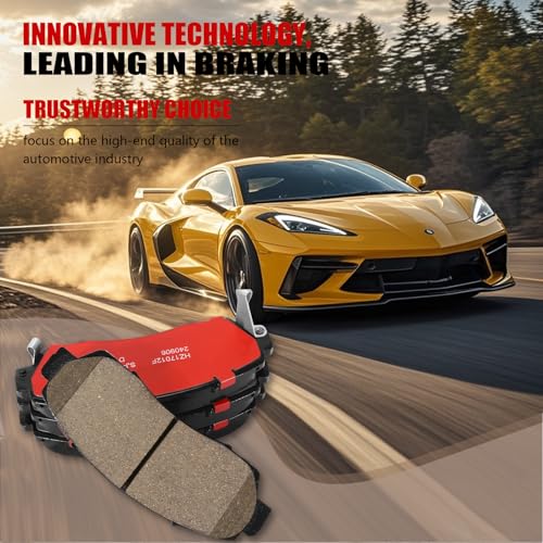 Image of D1521 Front Ceramic Brake Pads Kit Fit For Honda Accord Crosstour 2011, For Crosstour 2012-2015, For CR-V 2012-2016, 2020-2022, For Odyssey 2011-2017, Passport 2019-2023