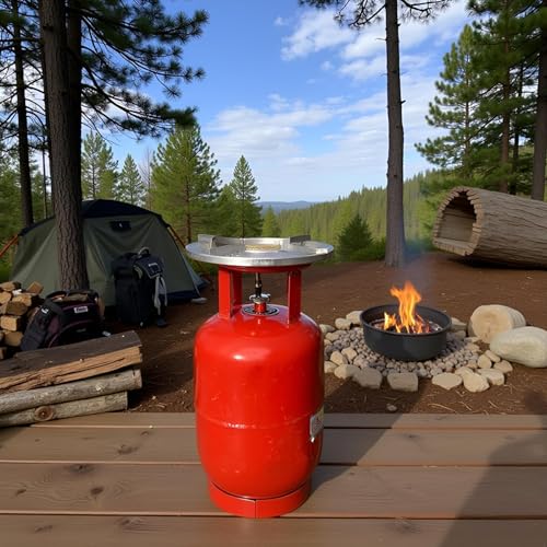Image of Iron Portable Single Burner Gas Stove Complete Set And Empty Cyl Capactity (4Kg)