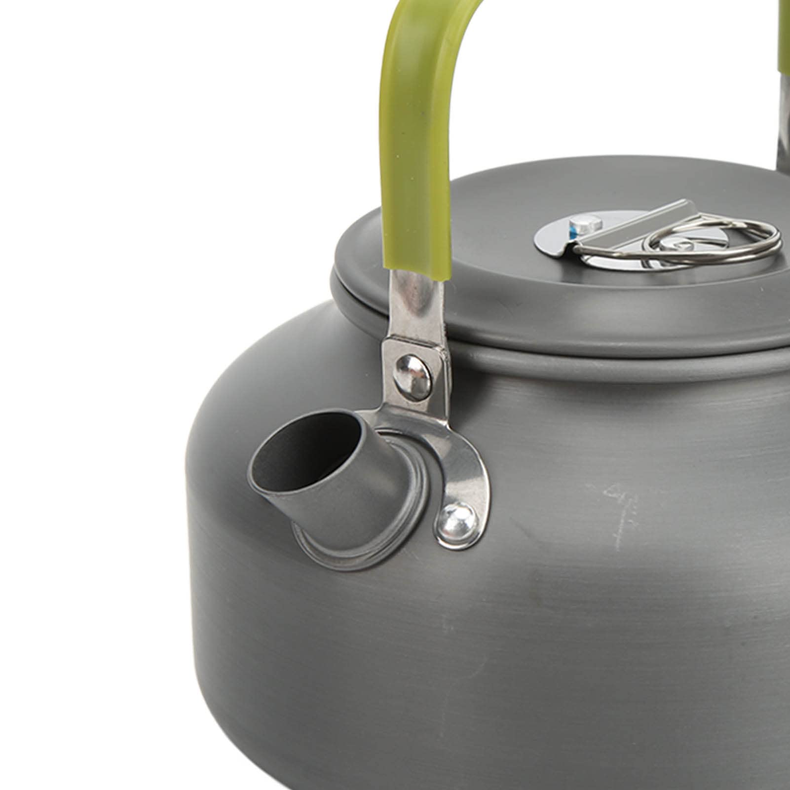 Camping-Kochgeschirr-Set, großes Familien-Outdoor-Kochset, tragbare Töpfe, Pfannen, ungiftige Aluminiumlegierung mit Klappgriff für 4–5 Personen