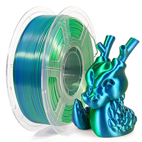 iSANMATE Pla Filament 1.75mm, Dual Color Filament 3D Printer Filament, Silk PLA...