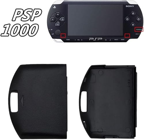 Miniatura 3 de Batería Puerta trasera funda Sustitución para Sony PSP 1000100110021003grasa Negro Nuevo
