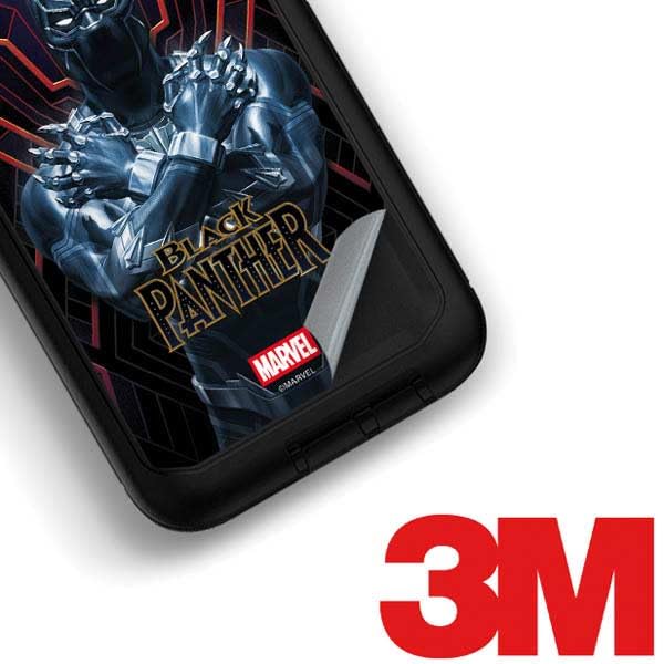 Skinit Decal Phone Skin Compatible with OtterBox Defender Galaxy S8 Plus - Officially Licensed Marvel Black Panther Wakanda Salute Design