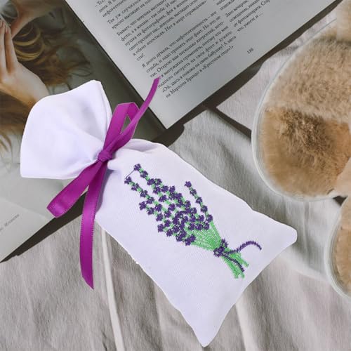 Bolsitas Aromáticas de Lavanda 9pcs Algodón con Cordón miniatura 5