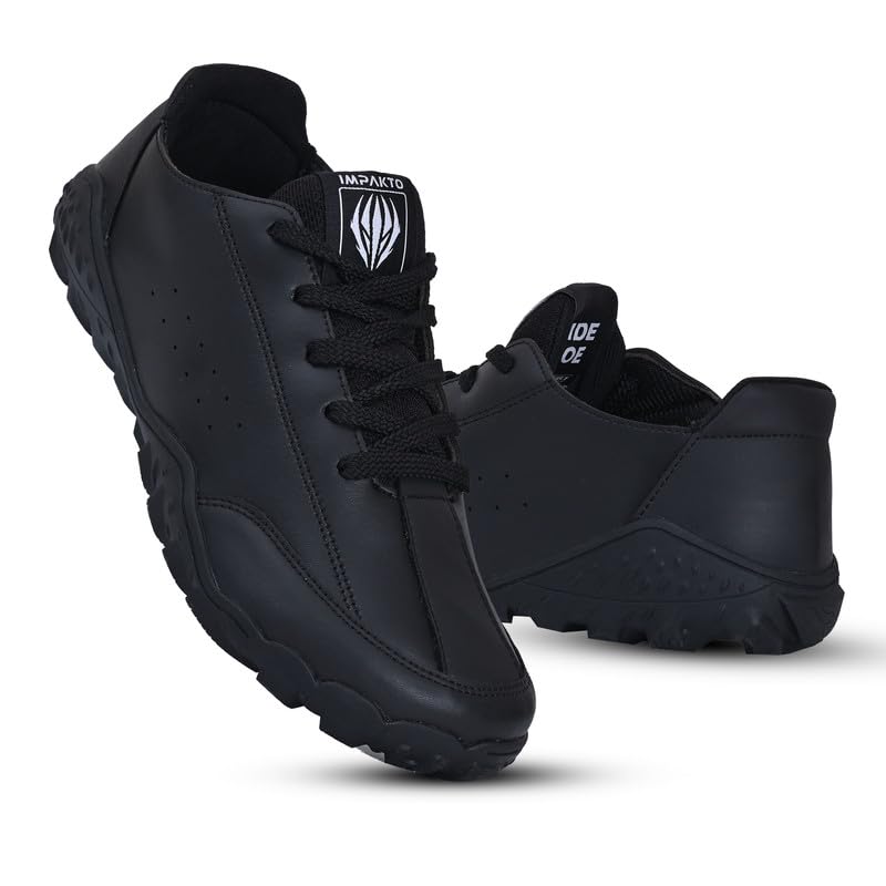 Image of Impakto Outwork Men's Barefoot Shoes | Wide Toe Box Lightweight Shoes for Trainning, Running on Soft Ground & Workout | Minimalist Zero-Drop for Natural Movement | Anti-Skid & Flexible Rubber Sole