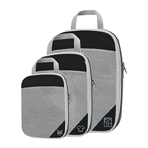 Packing Cubes Set Reisegepäck Packing Organizer Reisekompressionskoffer Taschen 3PCS Cover