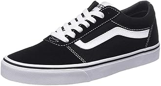 Vans Old Skool Leather, Unisex-Adults' Low-Top Trainers, Black, 4.5 UK