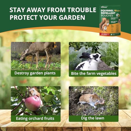Visismile VS-787 Squirrel Rabbit Repellent Outdoor Garden: Squirrel Deterrent thumb #3