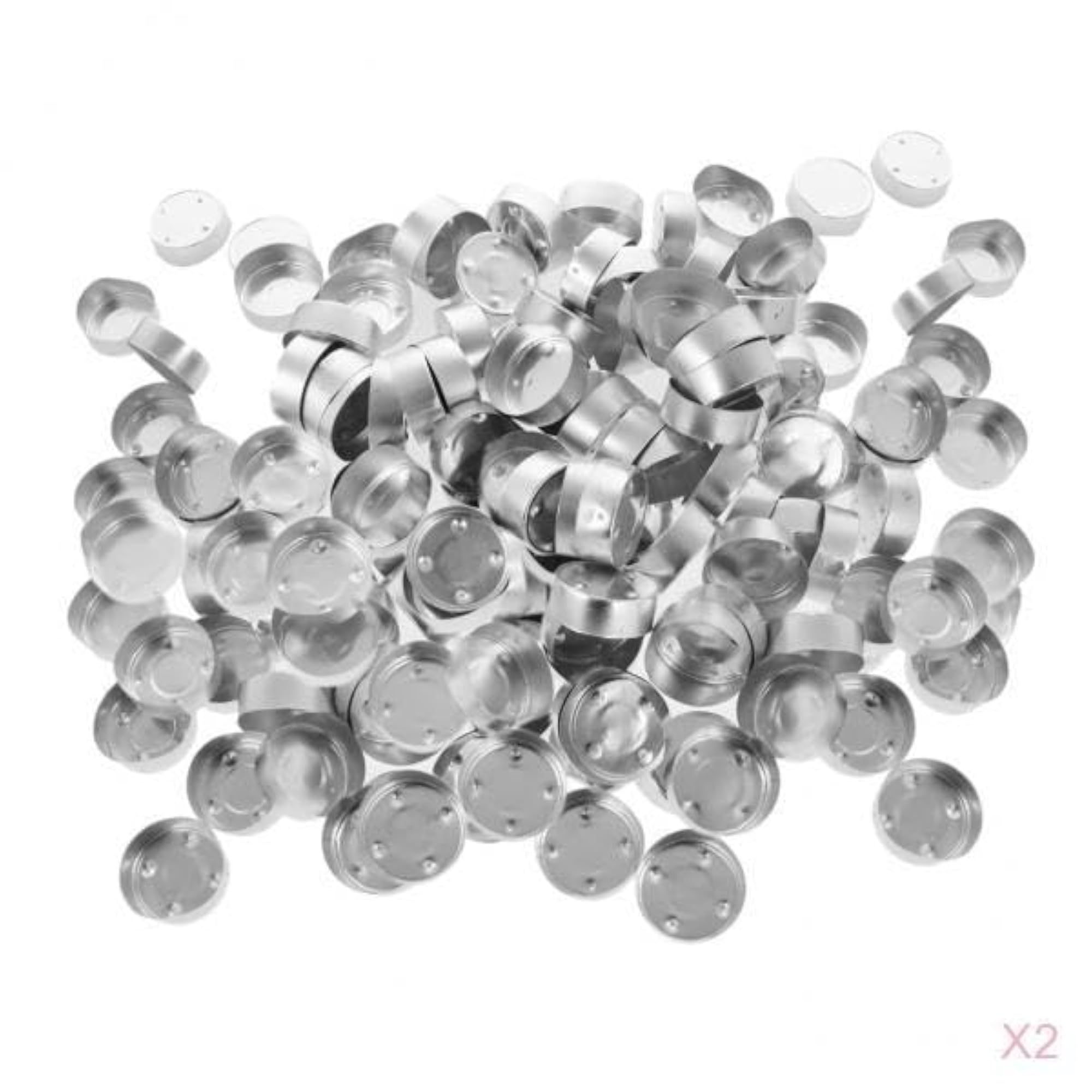 400 Pieces Empty Aluminum Tealight Cups, DIY Candle Containers