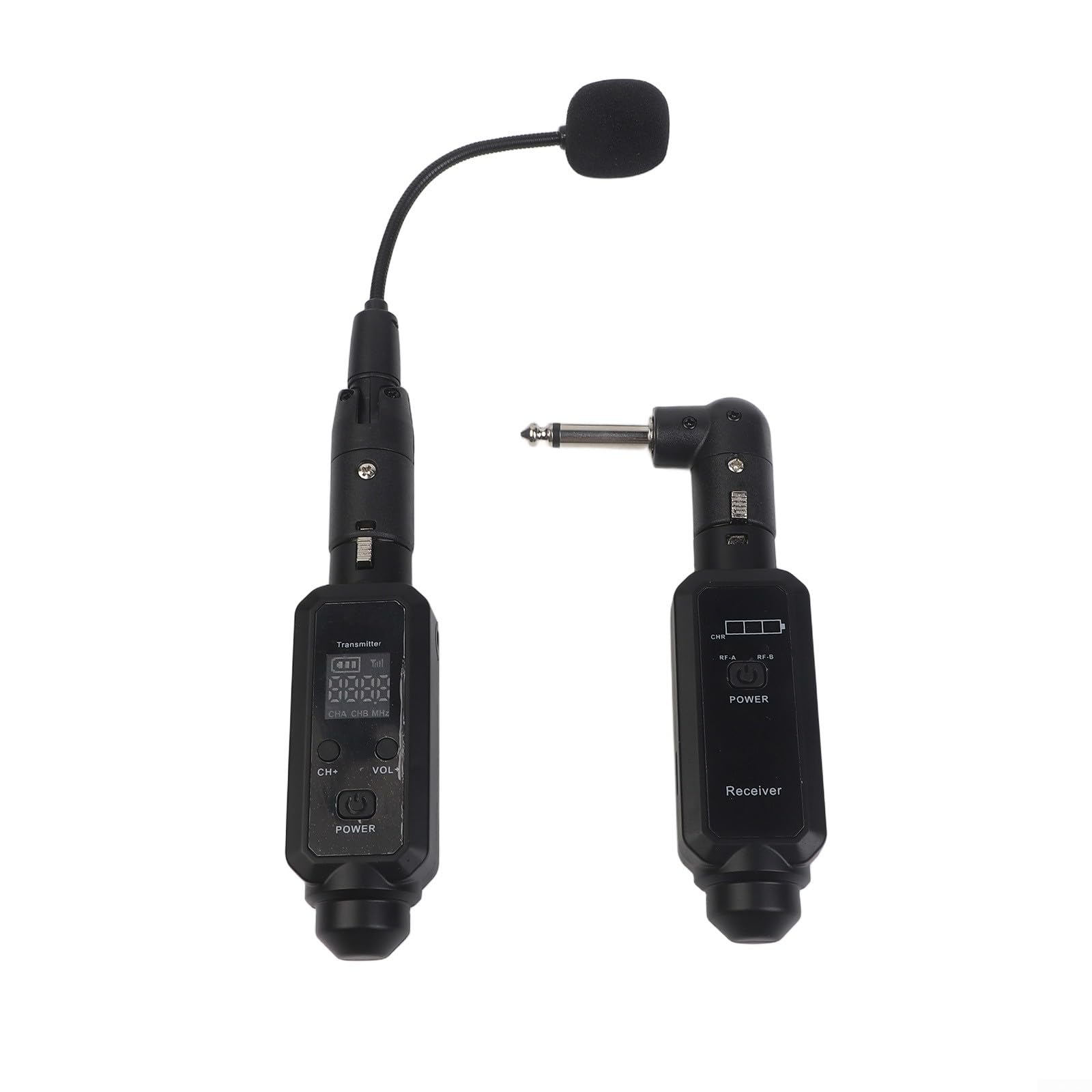 Wireless Instrument Mic System ricaricabile per batteria Wireless (1 IN 1) | SNR 92 dB, risposta 40 Hz-20 kHz, acquisizione di toni ricchi, bassa distorsione, suono ad alta fedeltà