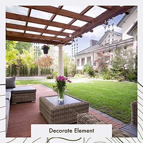 Bird Blinder Bird Deterrent - Bird Reflective Repellent Outdoor Devices - Bird Scare Devices - Window Reflector Deterrents - Wind Twisting Bird Scare Rods - Holographic Devices (12 Inch, Set Of 5) #TOP3