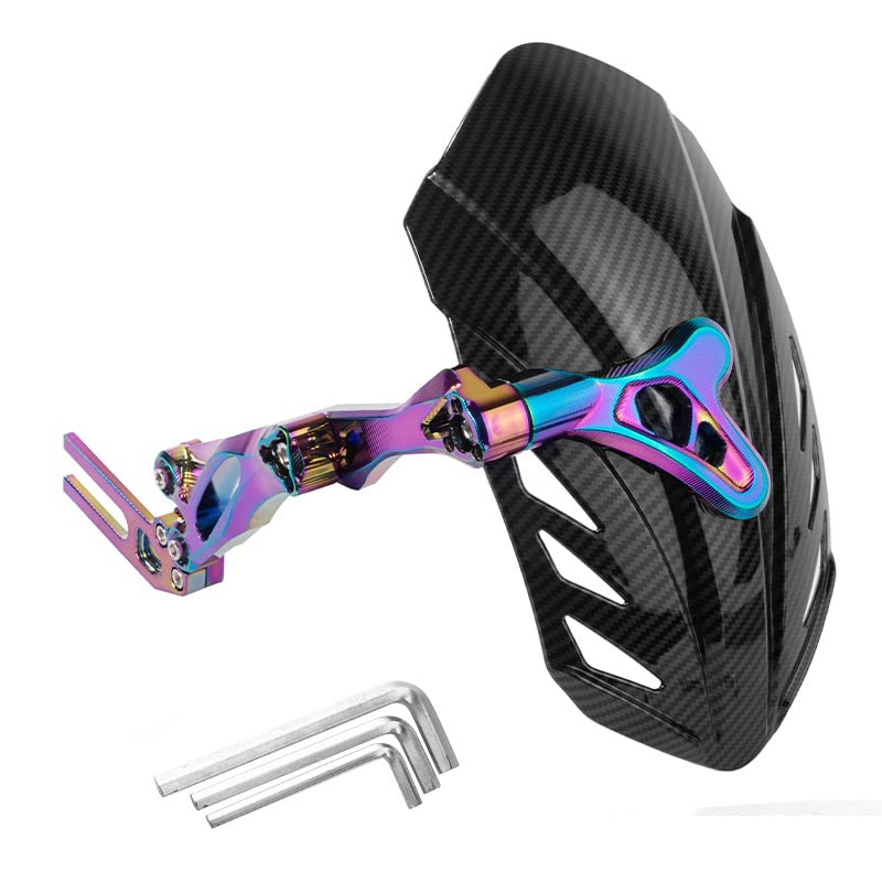 Image of MIPPO Carbon Fiber Rear Fender for N1S, U+b, M2, NGT & Little Monkey Bikes | Modified Scooter Mudguard Accessory
