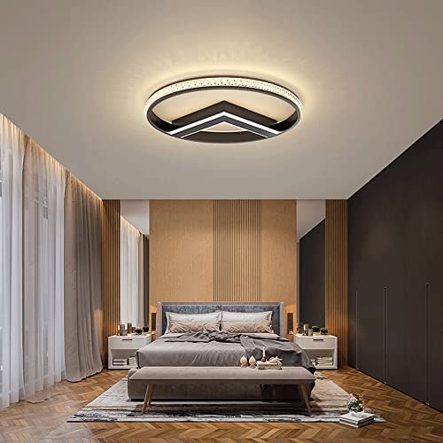 Plafonnier LED géométrique dimmable avec télécommande pour salon - 5