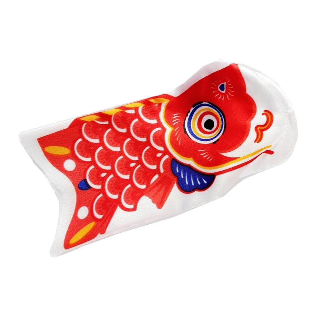 Japanese Decorative Windsock Carp Koi Nobori Sailfish 15cm Red | Windmills & Wind Spinners Garden Déco Yard, Outdoor Living-picture-26
