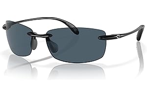 Costa Del Mar Men's Ballast Polarized Rectangular Sunglasses: Optimal Protection for Your Eyes