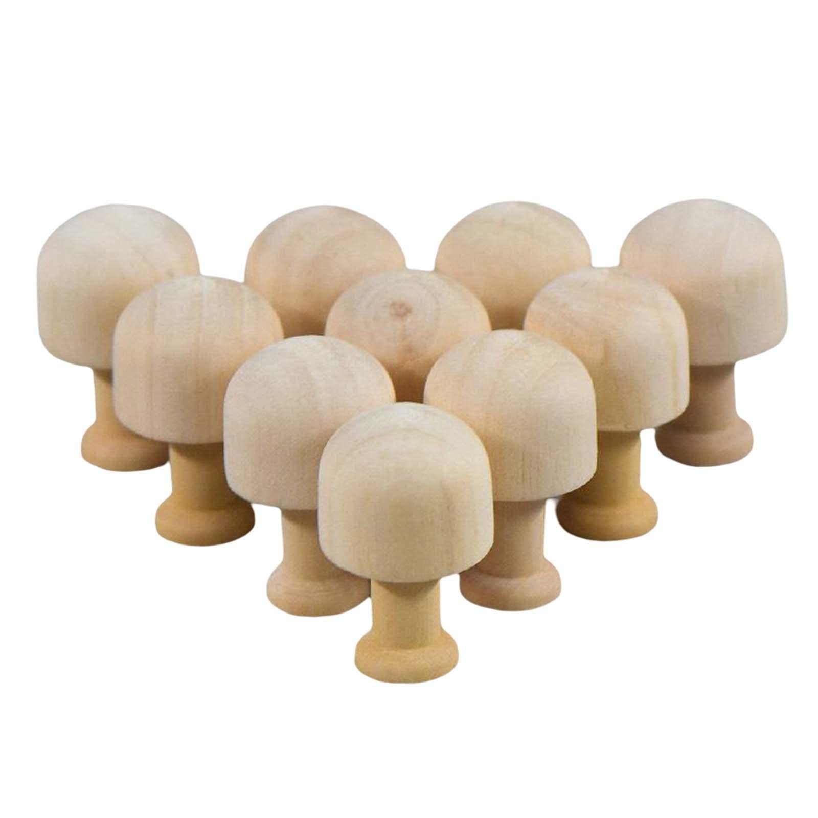 10Pcs Unfinished Wood Ornaments Blank Graffiti for Festivals Office Gift 2.5cmx4cm|Wooden Pieces|Crafts-image-29