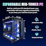 High-Performance Gaming PC Desktop Computer Intel Core i7-7700 4.2GHz 16GB DDR4 RAM 1TB SSD RX 580 8GB RGB RUIX Case Fast FPS Esports VR-Ready Streaming PC - Image 3