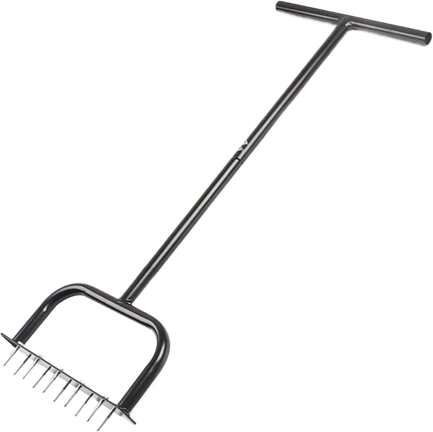Lawn Aerator Aerator Lawn Tool with Assembly Accessories T-Handle Grass Portable Tool for Lawns & Yard Care, Loosening Soil 32.8inch