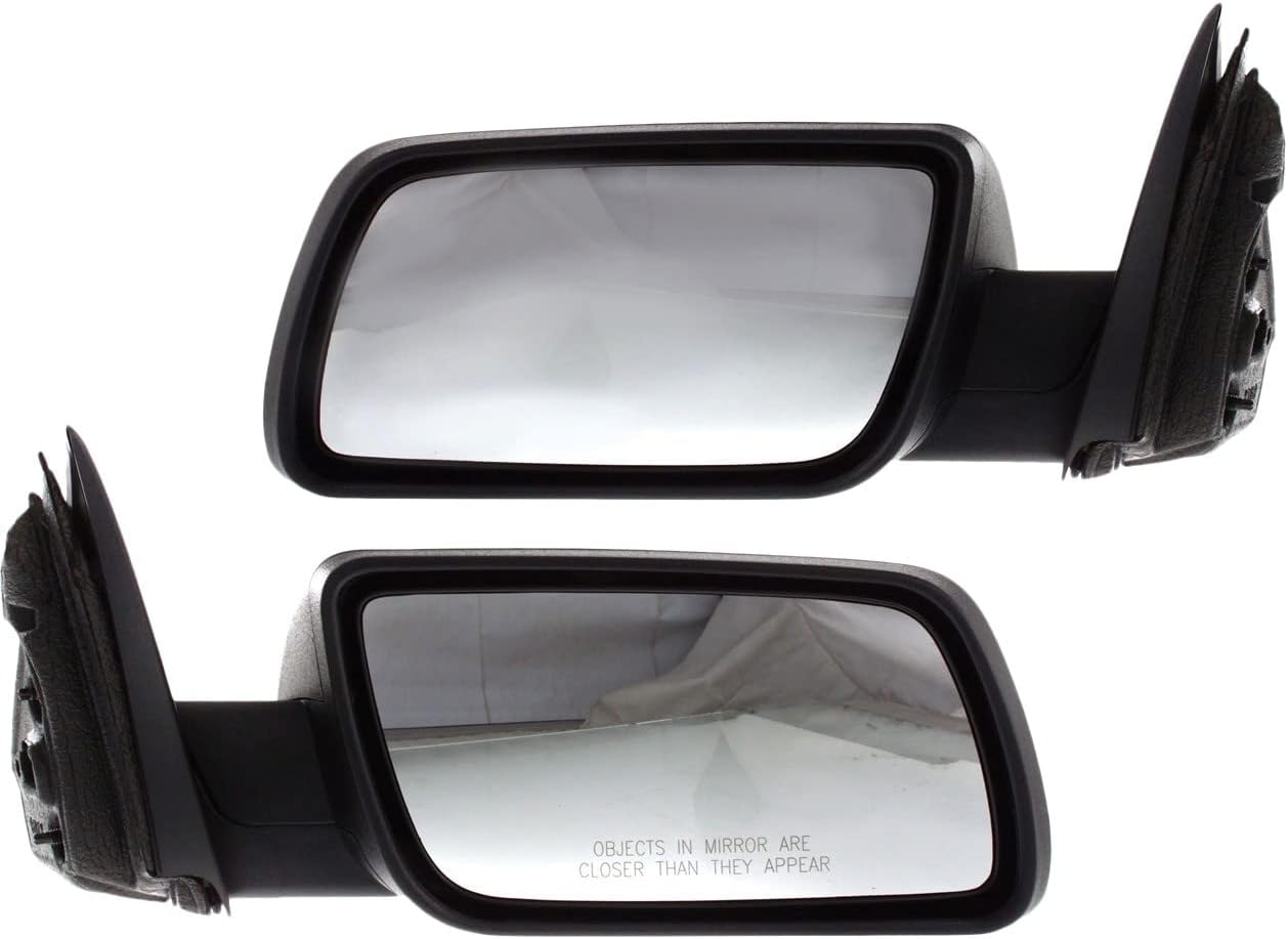 Garage-Pro Driver & Passenger Side Power Non-Heated Mirrors for Ford Flex 2009-2012 Without Memory & Puddle Lamp Textured