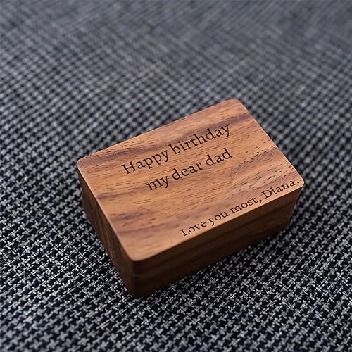 Conjunto de Mancuernillas y Pin de Madera de Nogal Negro para Hombre miniatura 4