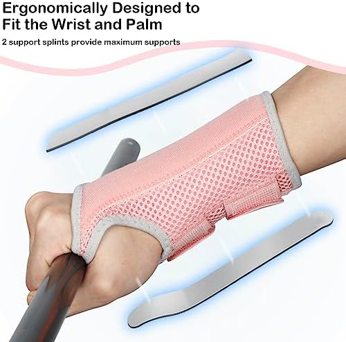 NuCamper Wrist Brace Carpal Tunnel Left Hand for Men Women,Wrist Support Splint Hand Brace with Adjustable Straps,Night Sleep Support Arm Stabilizer with Compression Sleeve for Tendonitis,Arthritis,Sprains,Pain Relief… - 2
