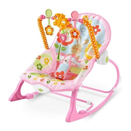 NIYANTA Musical Baby Rocker Chair| Electric Chair with Toys for Baby| Infant to Toddler Baby Musical Rocker for Baby| Multi-Function Bouncer Electric Rocking Chair| Newborn Sleeping Shaking Couch