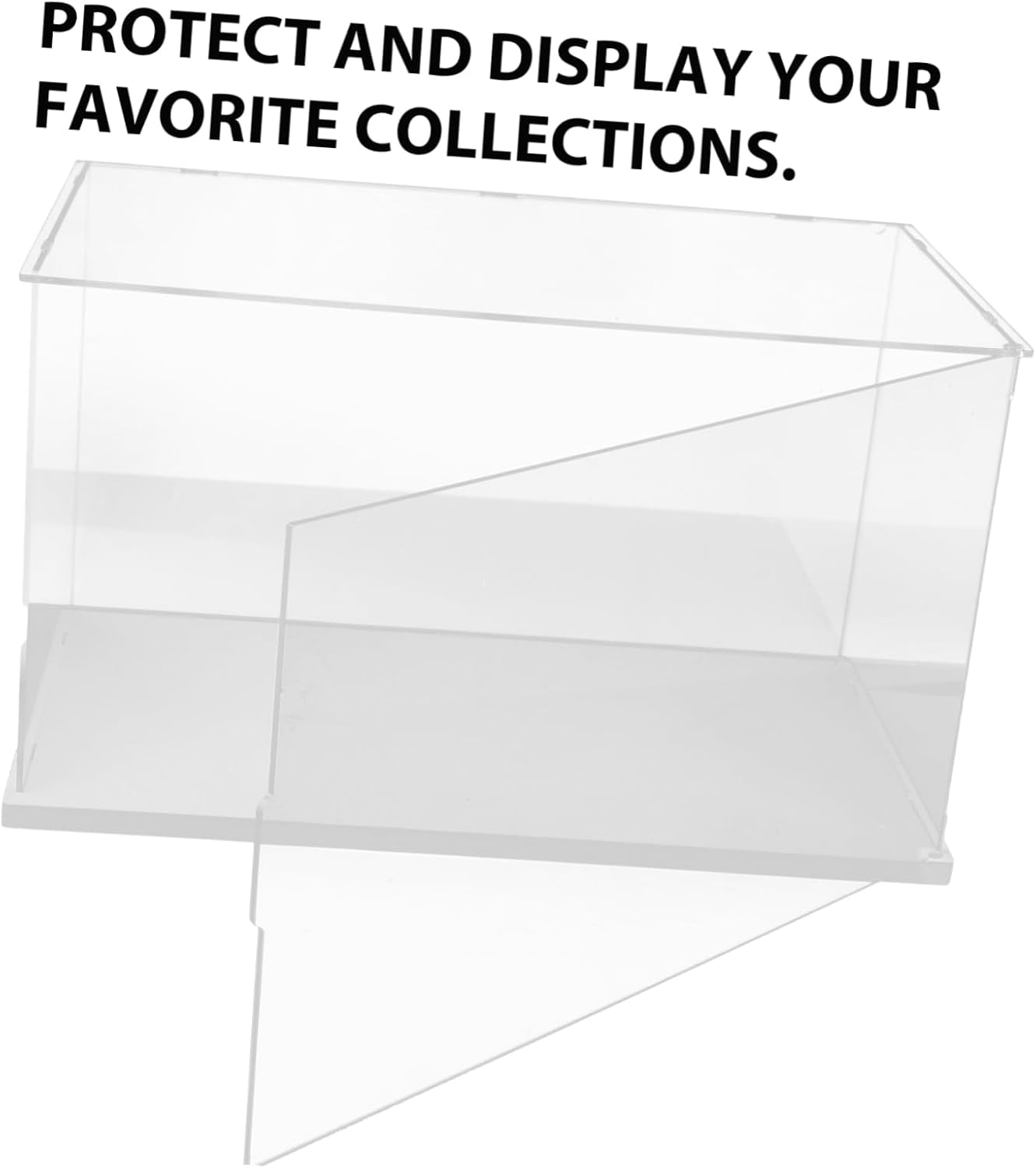 Display Case Acrylic Model Display Box Showcases Figures Figurine Storage